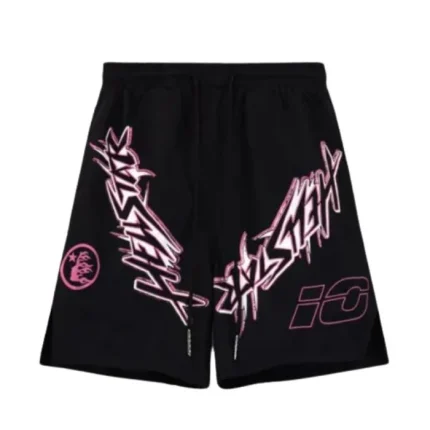 Hellstar Bermudas Bermuda Atlética Negra de Nylon
