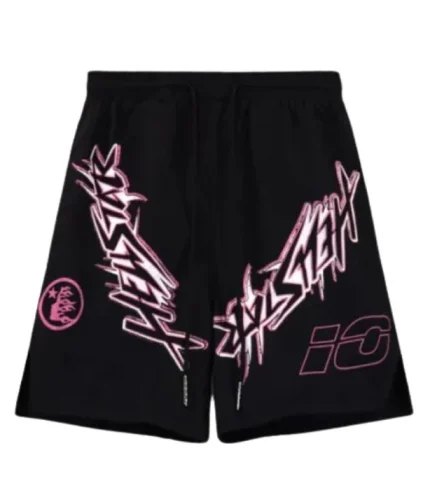 Hellstar Bermudas Bermuda Atlética Negra de Nylon