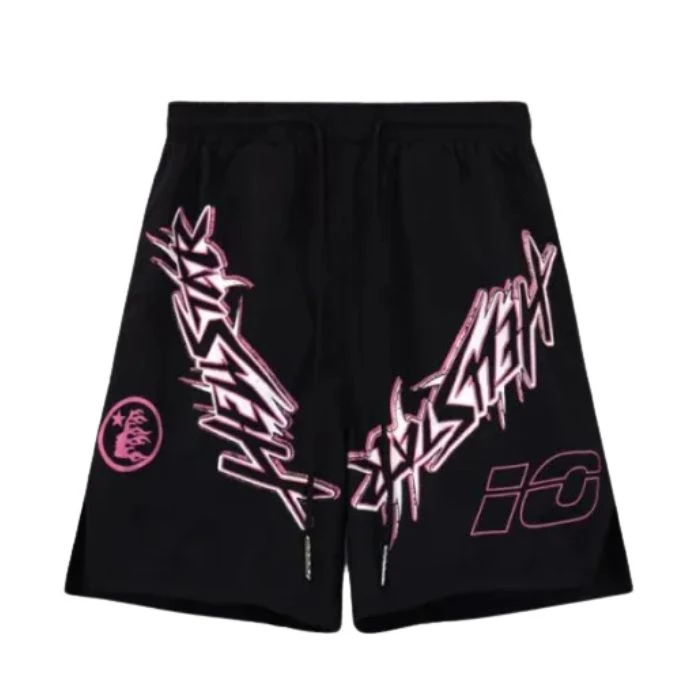 Hellstar Bermudas Bermuda Atlética Negra de Nylon Hellstar Bermudas Bermuda Atlética Negra de Nylon