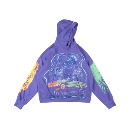 Hellstar Hoodie Sudadera Morada Estilo “Joker”