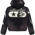 Hellstar Hoodie Sudadera Negra Y Cremallera
