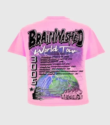 Hellstar Playera Playera Brainwashed World Tour (1)