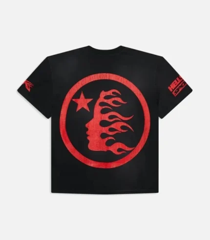 Hellstar Playera Playera Negra Beat Us! (1)