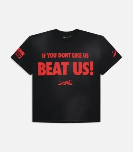 Hellstar Playera Playera Negra Beat Us!
