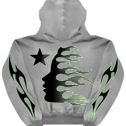 Hellstar Sudadera Sudadera Deportiva Gris (1)