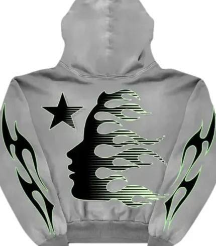 Hellstar Sudadera Sudadera Deportiva Gris (1)