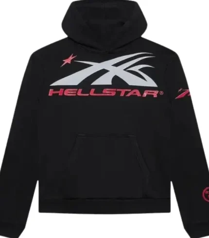 Sudaderas Hellstar Sudadera Negra Y Roja